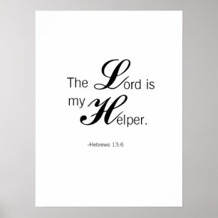 The Lord is My Helper Poster
