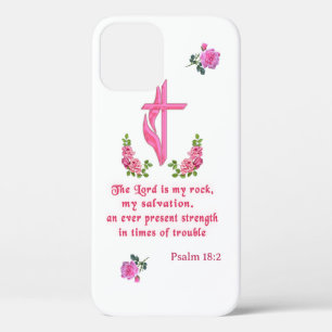 The Lord is my rock iPhone 12 Case
