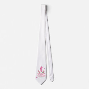 The Lord is my rock Christian Tie