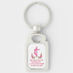 The Lord is my rock Key Ring