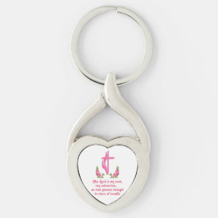 The Lord is my rock Key Ring