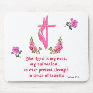 The Lord is my rock Mouse Pad
