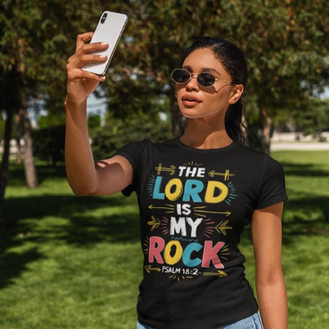 The Lord Is My Rock T-Shirt (Creator Uploaded)