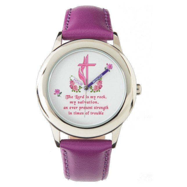 The Lord is my rock Watch (Front)