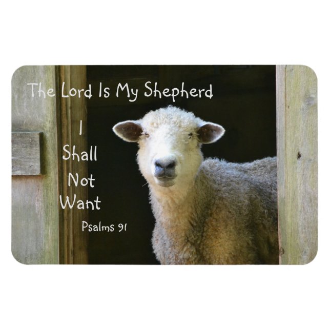 The Lord Is My Shepherd 2 Magnet (Horizontal)