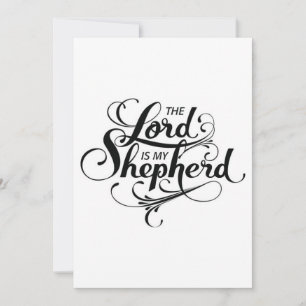 The Lord is my Shepherd Card