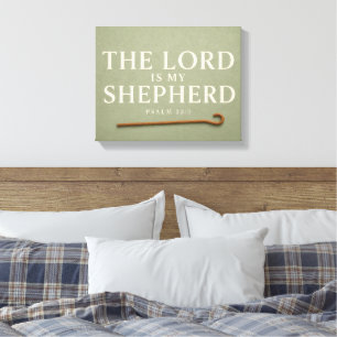 THE LORD IS MY SHEPHERD   Christian  Canvas Print