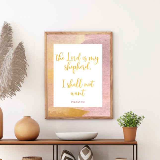 The Lord Is my Shepherd Christian Poster (Creator Uploaded)