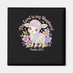 The Lord Is My Shepherd Easter Christian Faith Bib Magnet