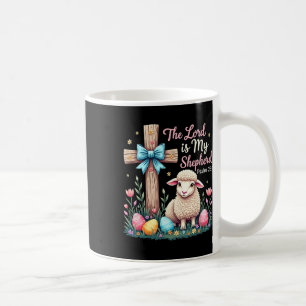 The Lord Is My Shepherd Easter Christian Lamb East Coffee Mug