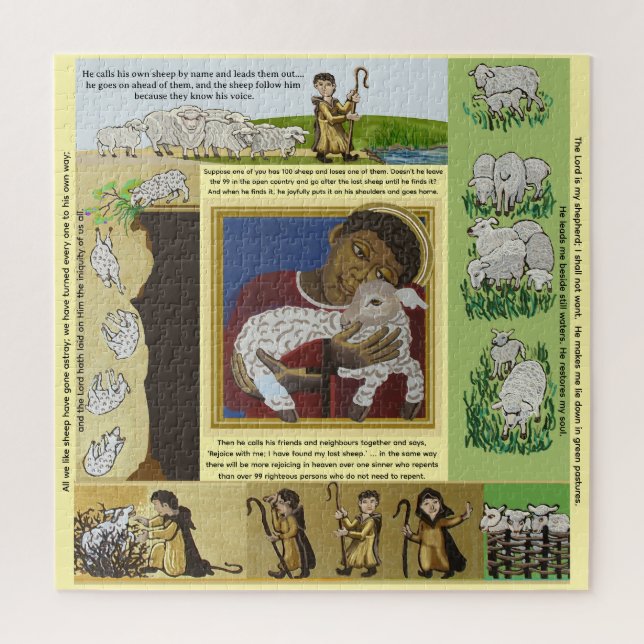 The Lord is my shepherd  Jigsaw Puzzle (Vertical)