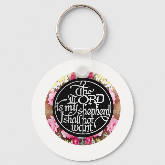 The LORD is my Shepherd...     Keychain (Front)