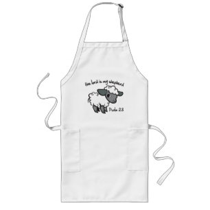 The Lord is my Shepherd Long Apron