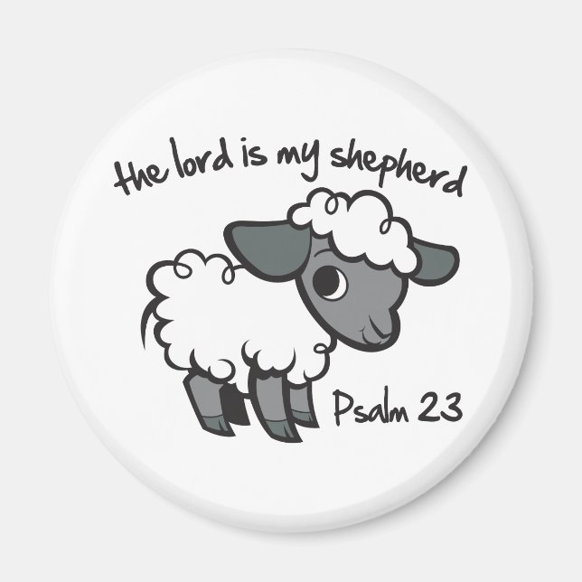 The Lord is my Shepherd Magnet (Front)