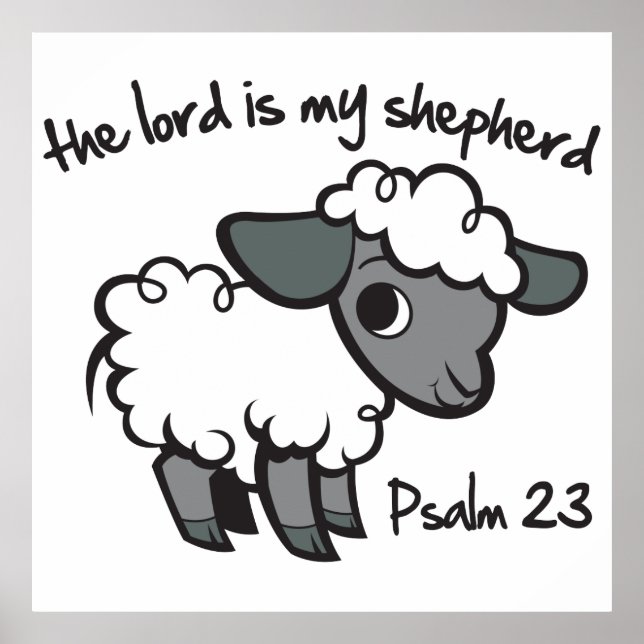 The Lord is my Shepherd Poster (Front)