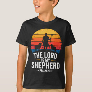 The Lord Is My Shepherd Psalm 23_1 Bible Verse  T-Shirt