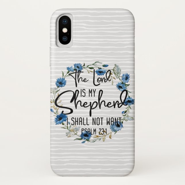 The Lord Is My Shepherd | Psalm 23:1 Christian Case-Mate iPhone Case (Back)