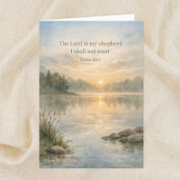 The Lord Is My Shepherd Psalm 23:1 Scripture
