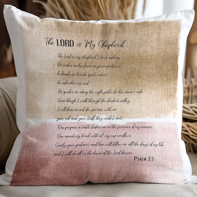 The Lord is my Shepherd Psalm 23 Cushion (Creator Uploaded)