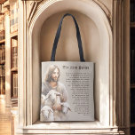 The Lord is My Shepherd - Psalm 23 Tote Bag<br><div class="desc">One of the most often quoted passages of Scripture, Psalm 23 - The Lord is My Shepherd is much beloved. The entire psalm breathes serenity and happy confidence that the Lord will take care of you. It speaks of God's love and faithfulness in every circumstance of life, now and in...</div>