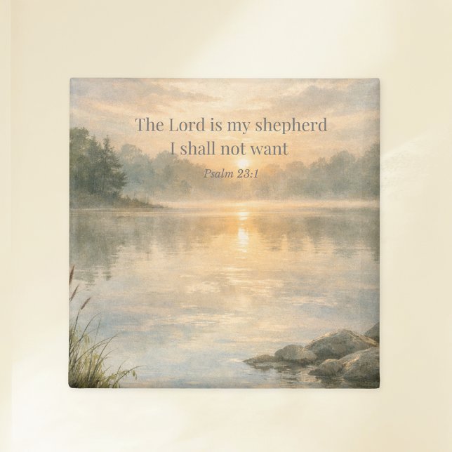 The Lord Is My Shepherd Scripture Psalm 23:1 Faith Magnet (Creator Uploaded)