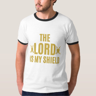 The Lord Is My Shield Quote Mens Ringer T-Shirt