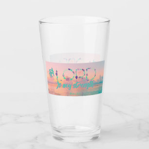 The Lord is my strength Glass