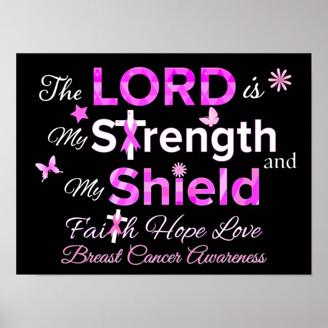 The LORD is My Strength Poster (Front)
