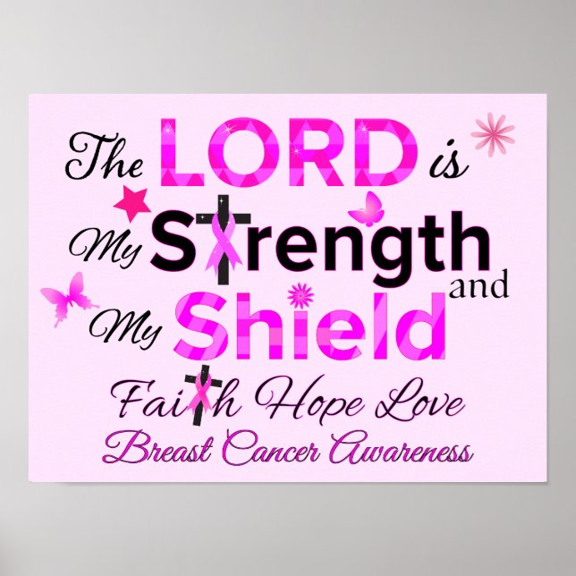 The LORD is My Strength Poster (Front)