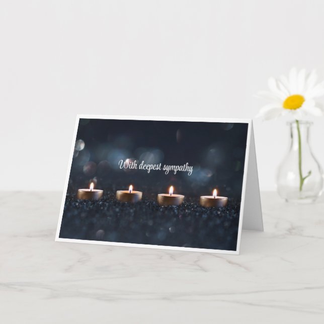 The Lord is Near: A Christian Sympathy Card (Small Plant)