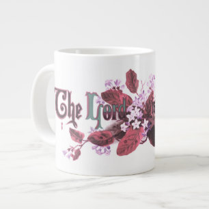 "The Lord is Risen" Vintage Easter Art Large Coffee Mug
