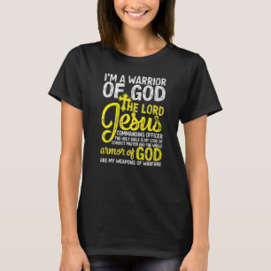 The Lord Jesus Armour Of God Cross Faith Christian T-Shirt