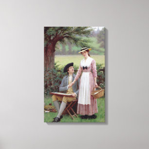 The Lord of Burleigh and his Lovely Lady Canvas Print