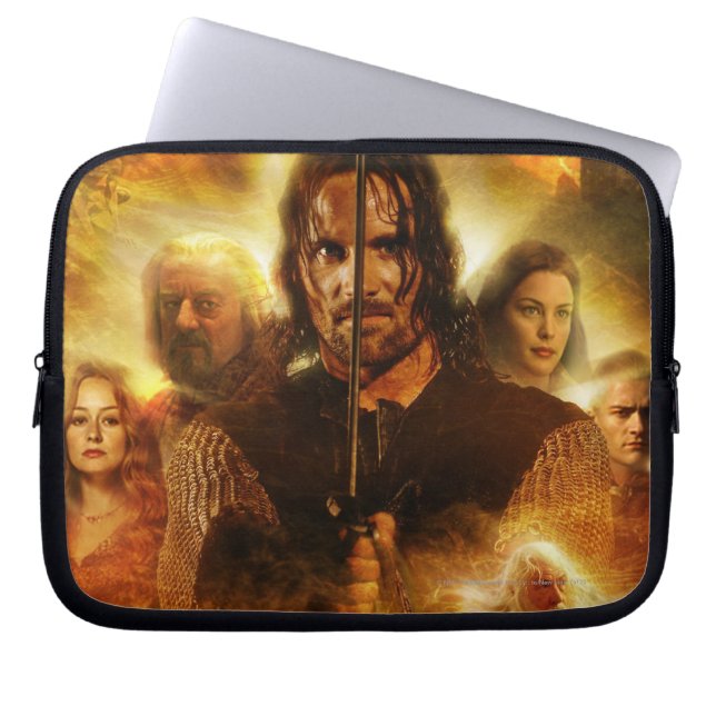 THE LORD OF THE RINGS: ROTK Aragorn Movie Poster Laptop Sleeve (Front)