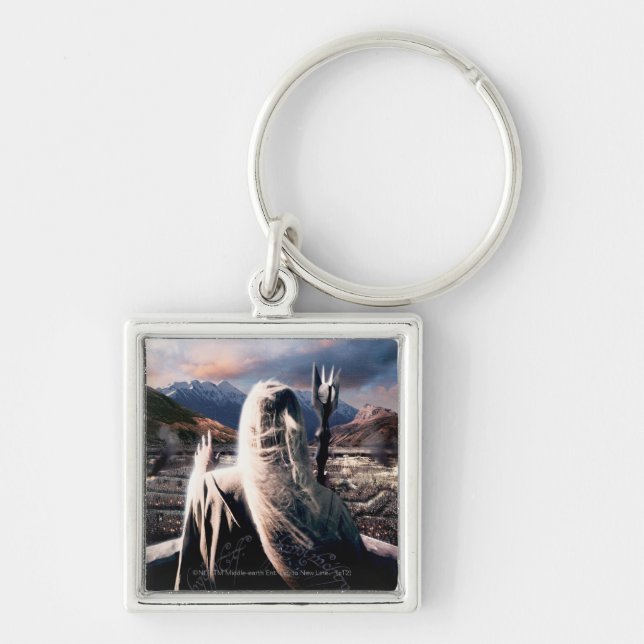 THE LORD OF THE RINGS: TT Saruman Movie Poster Key Ring (Front)