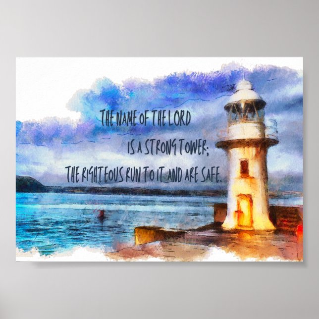 The Lord Our Strong Tower Poster (Front)