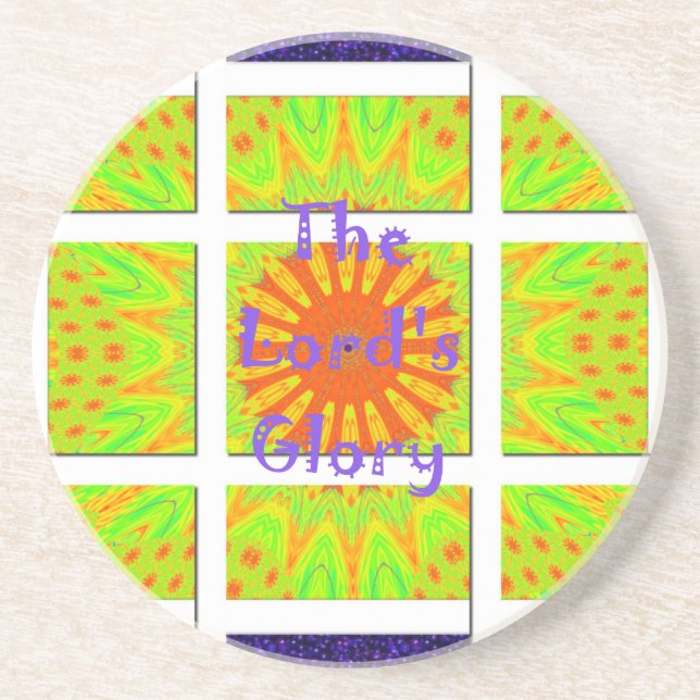 The Lord’s Glorious Geometry: Playful and Creative Coaster (Front)