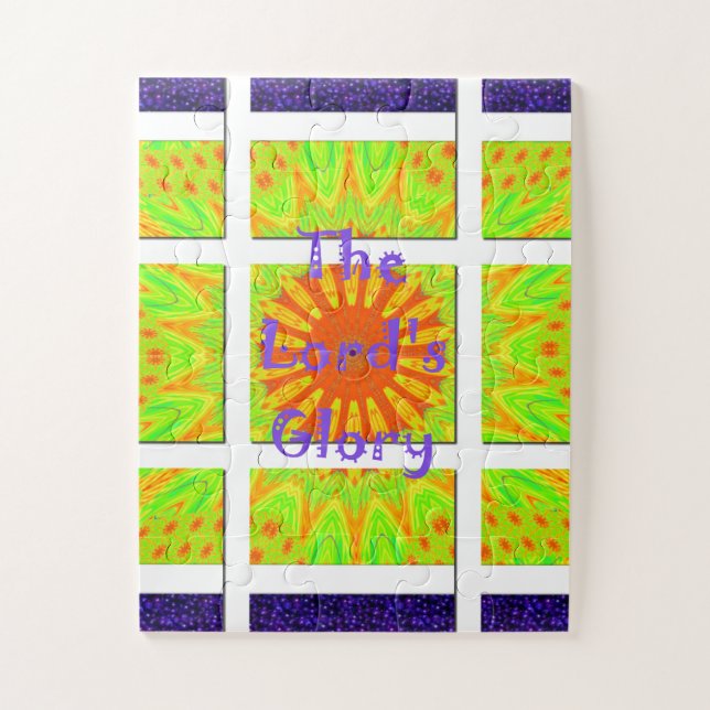 The Lord’s Glorious Geometry: Playful and Creative Jigsaw Puzzle (Vertical)