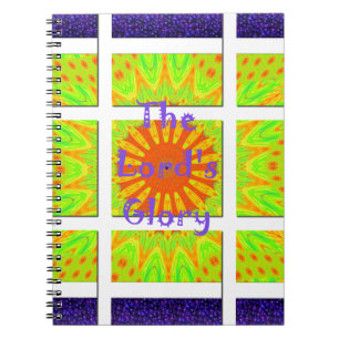 The Lord’s Glorious Geometry: Playful and Creative Spiral Notebook