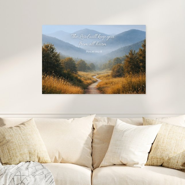 The Lord Will Keep You Psalm 121 Christian Poster (Creator Uploaded)
