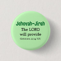 The Lord Will Provide Bible Verse Light Green