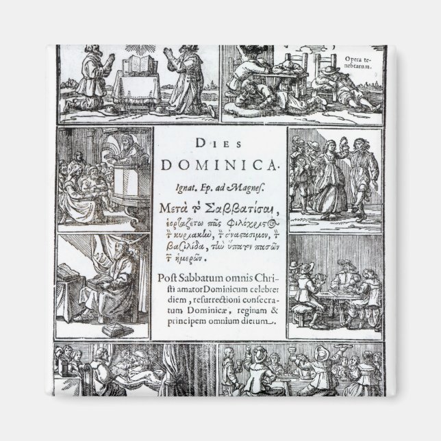 The Lord's Day, 1639 Magnet (Front)