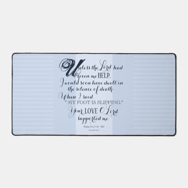 The Lord's Love & Support Desk Mat (Front)