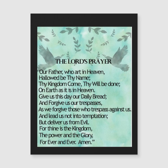 The Lord's Prayer  (Front)