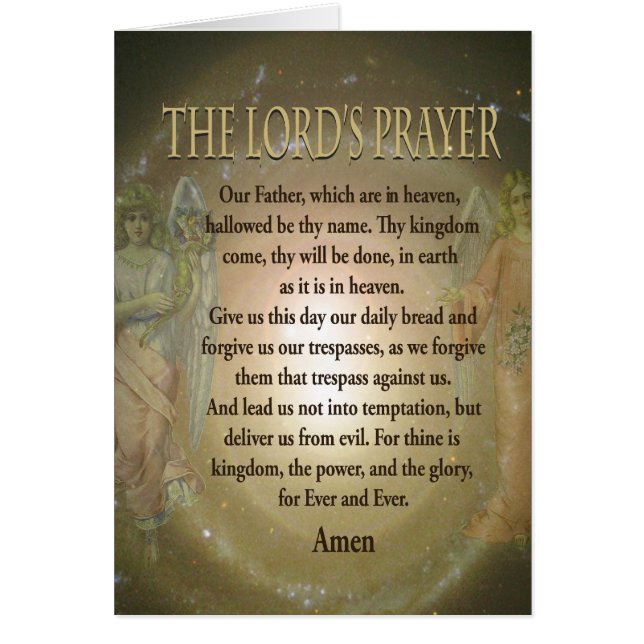 The Lord's Prayer (Front)
