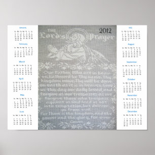 The Lord's Prayer 2012 Calendar Poster