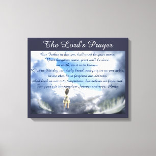 The Lord's Prayer Canvas Print
