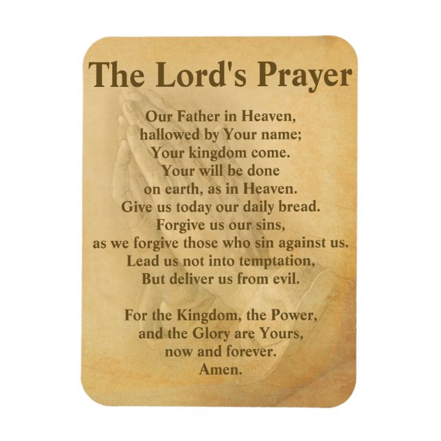 The Lords' Prayer (Contemporary) Magnet (Vertical)