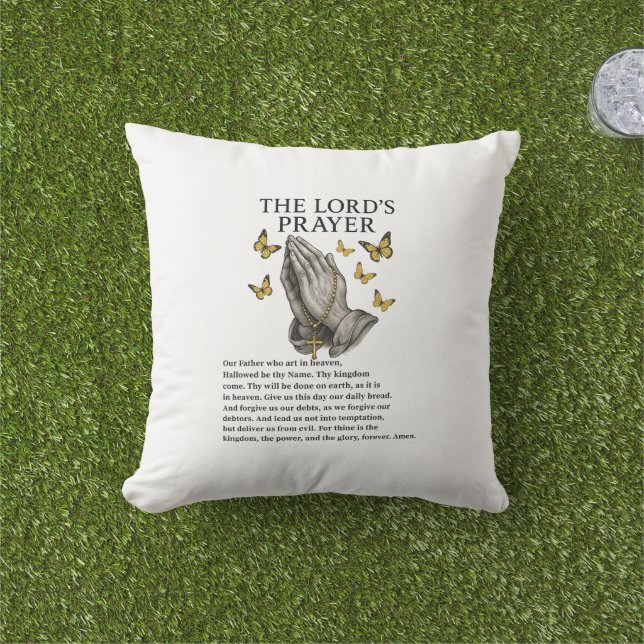 The Lord's Prayer  Cushion (Grass)