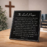The Lord's Prayer Encouragement Tile<br><div class="desc">"The Lord's prayer, Our Father, which art in heaven, hallowed be thy Name, thy kingdom come, thy will be done, in earth as it is in heaven. Give us this day our daily bread. And forgive us our debts, as we forgive our debtors. And lead us not into temptation, but...</div>